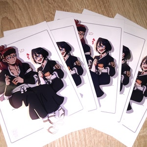 Bleach Renji and Rukia mini print image 2