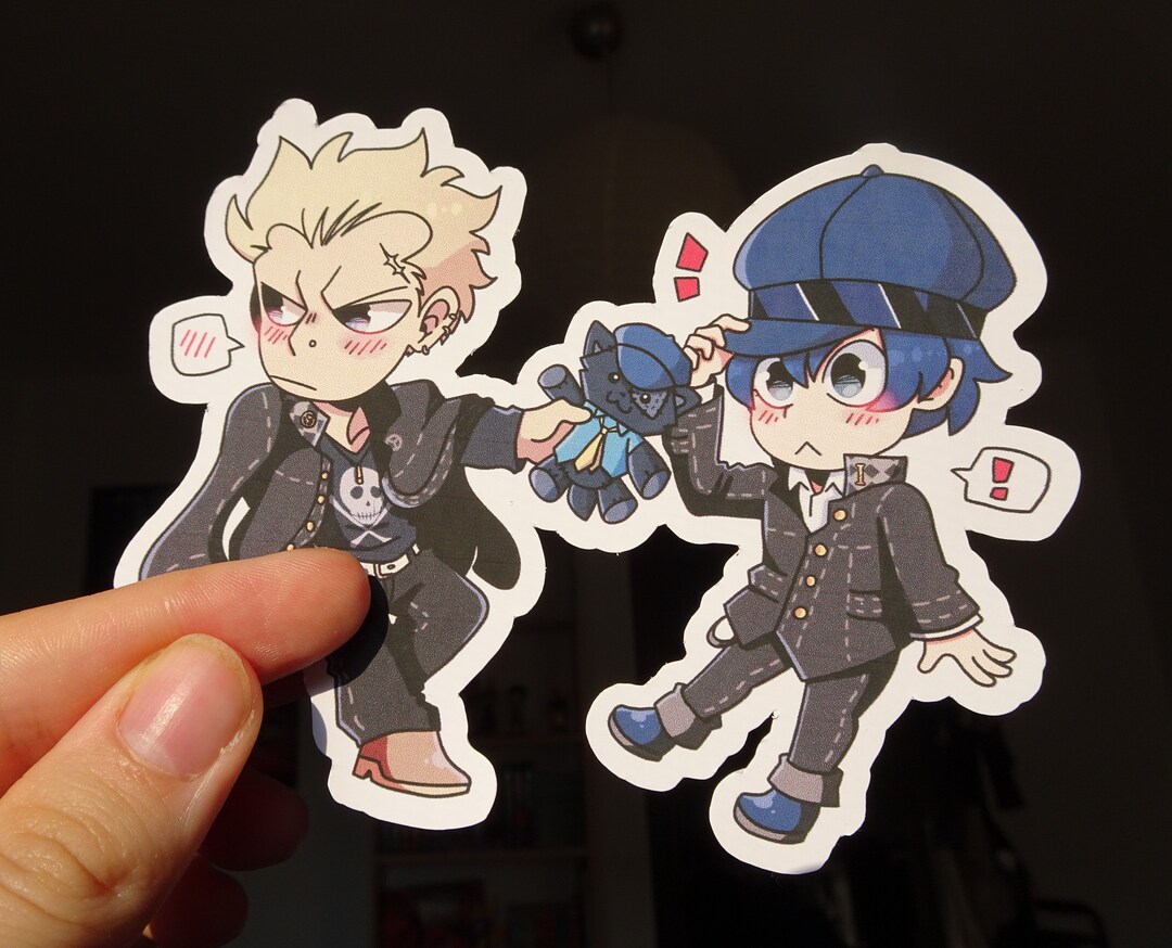 Persona 4 Kanji X Naoto Vinyl Sticker Etsy