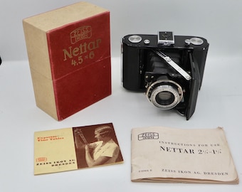 コンテッサ・ネッテル ヴィンテージカメラ / 折りたたみ式カメラ