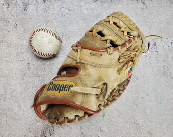 Balle de baseball publicitaire vintage - Balle de baseball en cuir