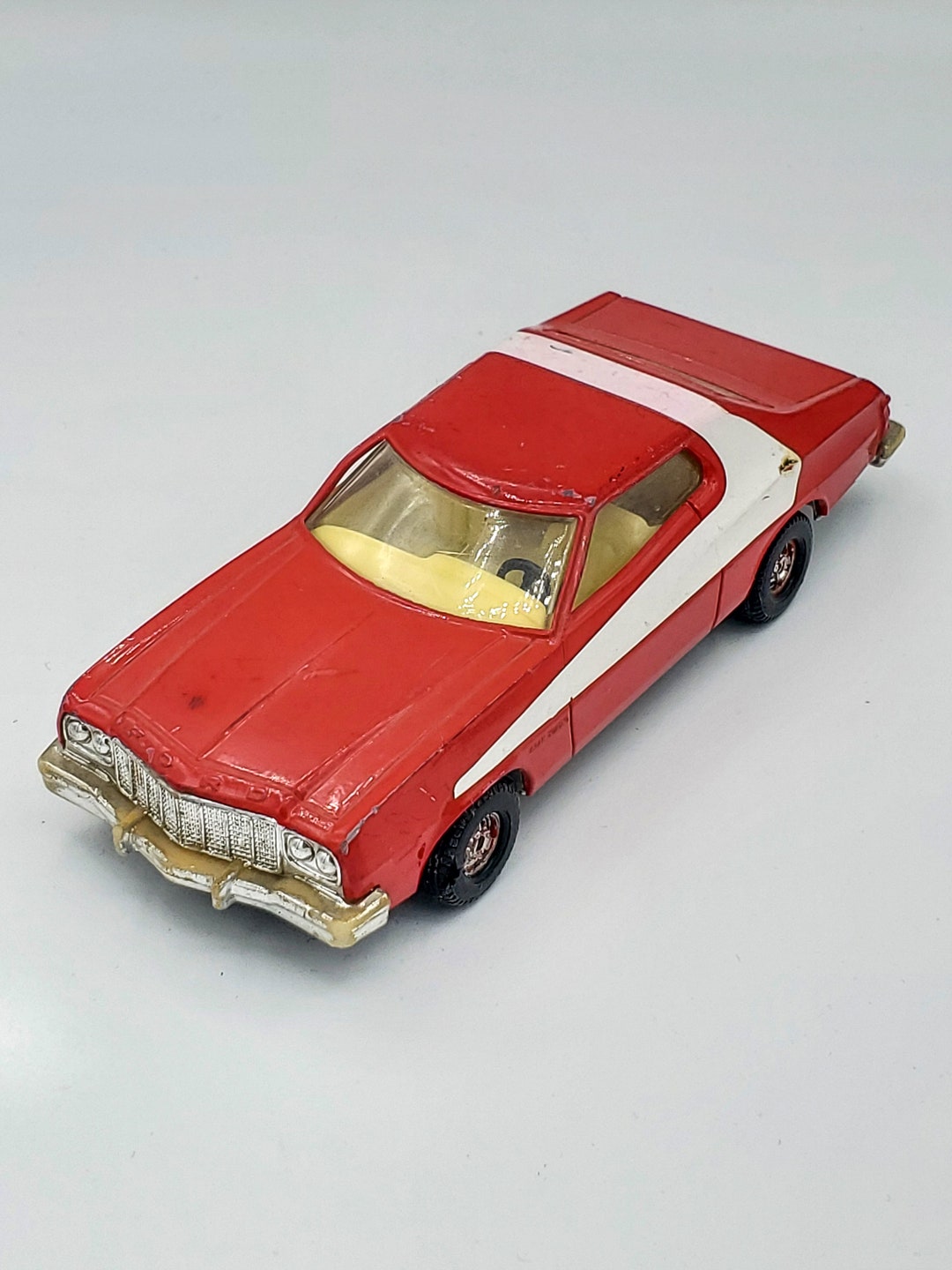 Vintage 1970s Starsky and Hutch Diecast Ford Torino Toy Car