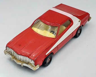 Vintage 1970s Starsky and Hutch Diecast Ford Torino Toy Car