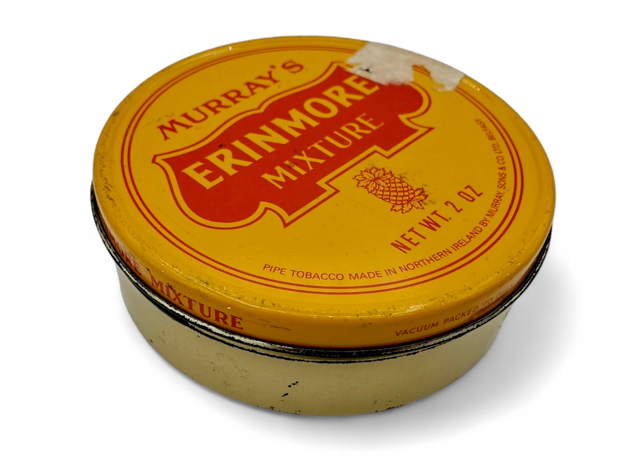 Vintage Murrays Erinmore Tobacco Tin: Tobacciana Collector Gift