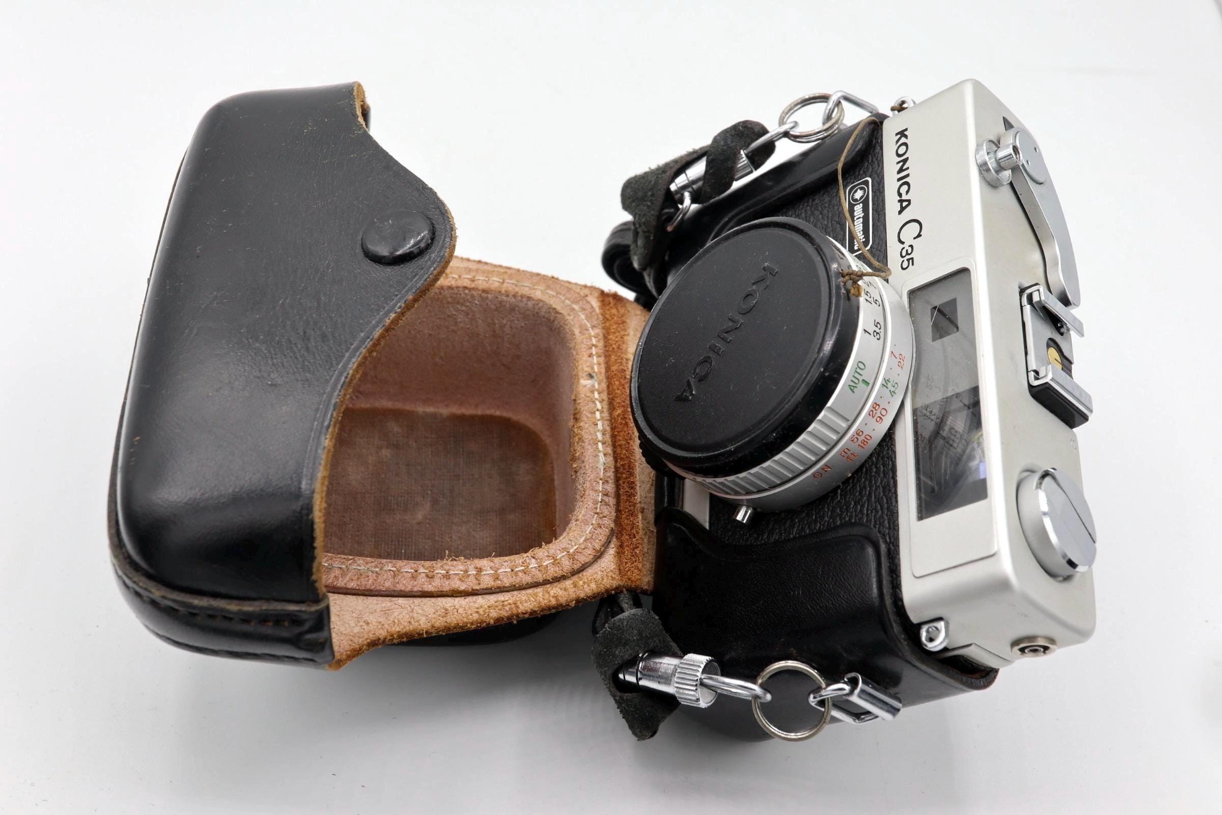 ヴィンテージ コニカ C35 フラッシュマティック 35 mm フィルムカメラ
