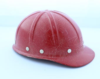 Capacete de segurança Hedgard vintage da década de 1940 - Davis Emergency Equipment