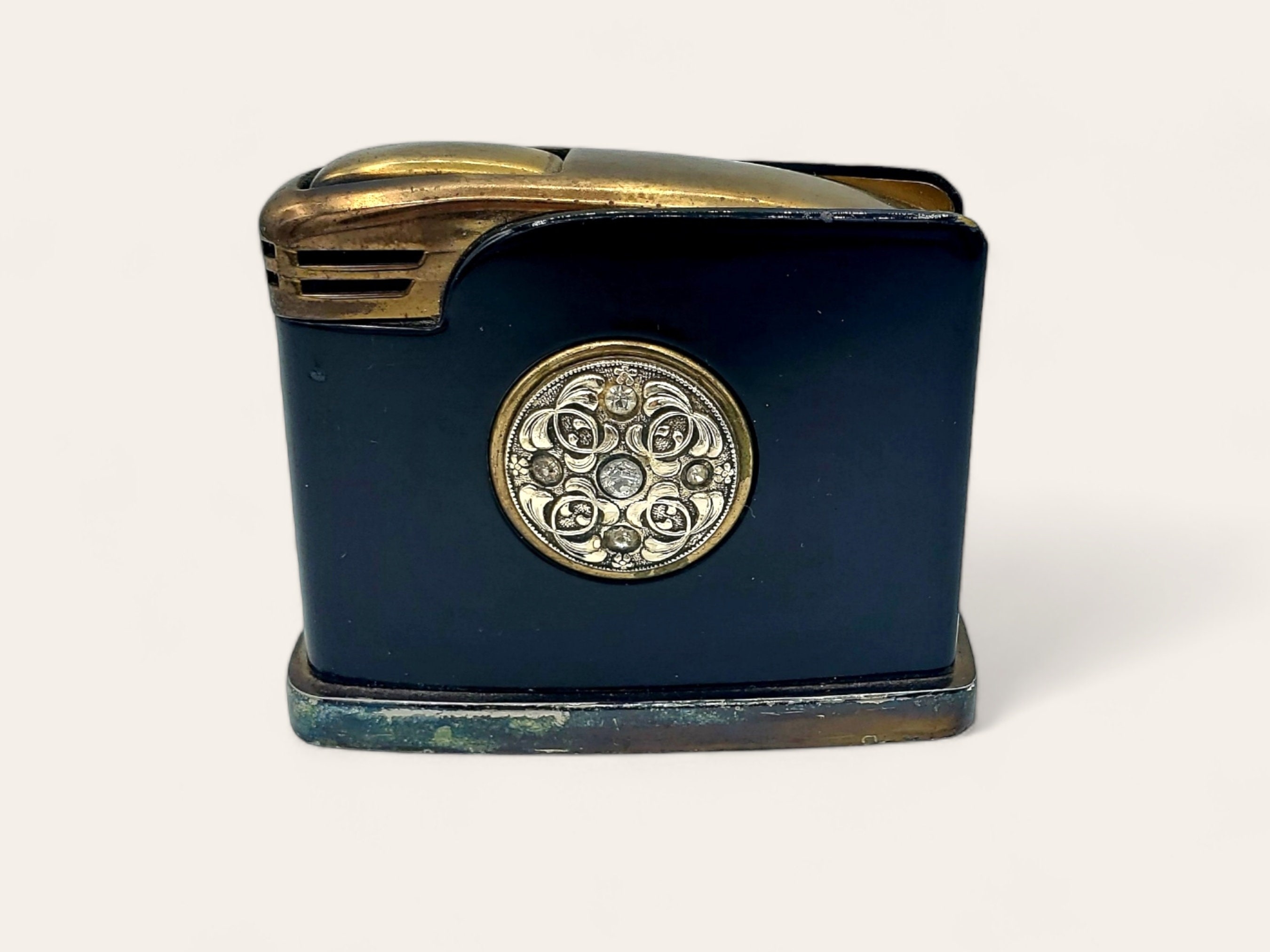 Rare Mid-century Fisher Table Lighter, Vintage 1950s