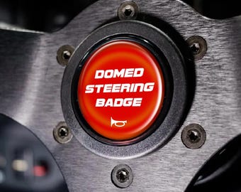 3D Domed Resin Steering Wheel Cap Decal Badge Horn Button Sticker