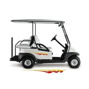 Golf Cart Decals Side Graphics 1 pair choose your color