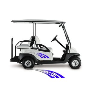 Golf Cart Decals Side Graphics Go Kart Graphics Flames 1 pair choose your color UGX1244G
