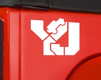 YJ Decal Fender Side Vinyl Decals 1 Pair