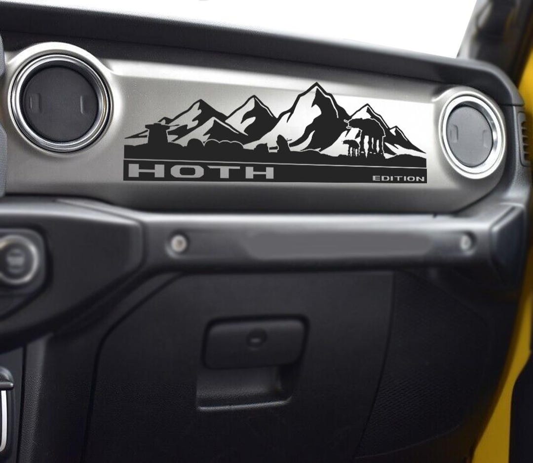Dashboard Hoth Edition Fits Any JL JT Gladiator or Wrangler Model ...
