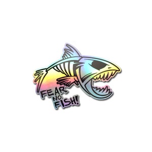Fear No Fish Decal 