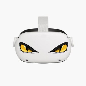 VR Headset Funny Snake Eyes VR Headset Sticker, Vinyl Decal Decorative Virtual Reality Accessories, Cartoon Eyes