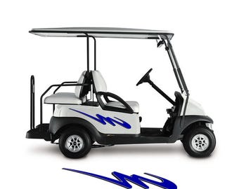 Golf Cart Decals Side Graphics 1 pair in 2 colors