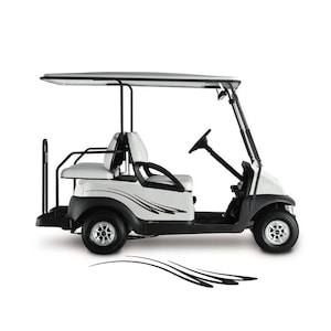 Golf Cart Decals Side Graphics 1 pair choose your color