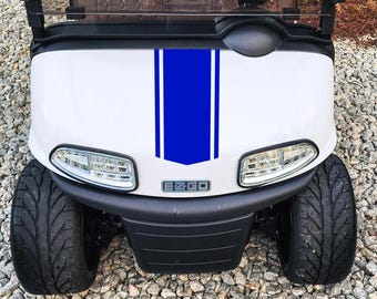 Golf Cart Decals Hood Graphics Go Kart Graphics Racing Stripes