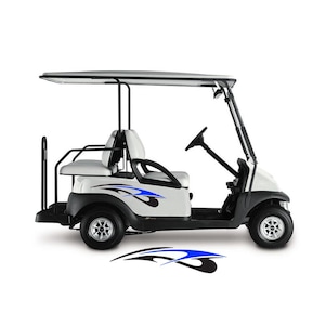 Golf Cart Decals Side Graphics 1 pair in 2 colors