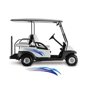Golf Cart Decals Side Graphics 1 pair choose your color