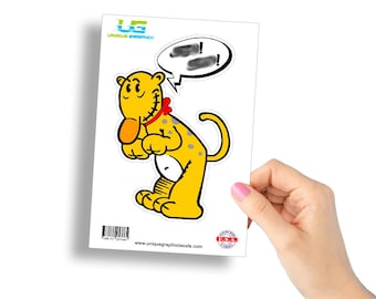 Eugene Decal Cartoon Sticker Fender Side Car Truck Window Thick Rigid Vinyl Decal