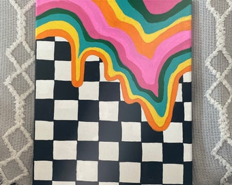 Colorful Trippy Art Etsy