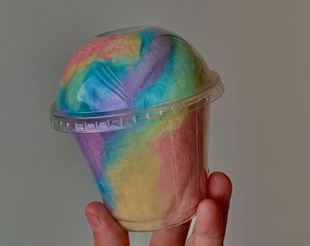 LOCAL PICKUP Rainbow Cotton Candy Cups