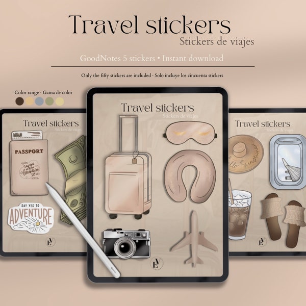 Travel stickers • Stickers de viajes