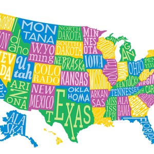 USA Make a Map! United States Interactive Bulletin Board Geography Activity
