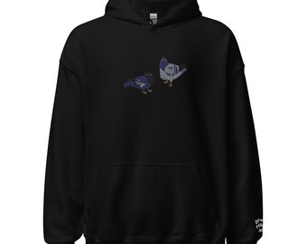 Unisex Pigeon Hoodie (Embroidered)