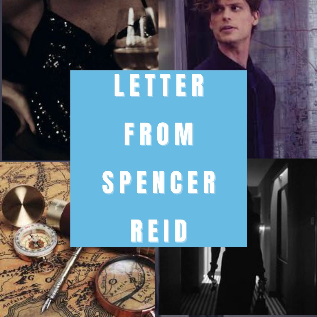 Digital Spencer Reid Letter Etsy