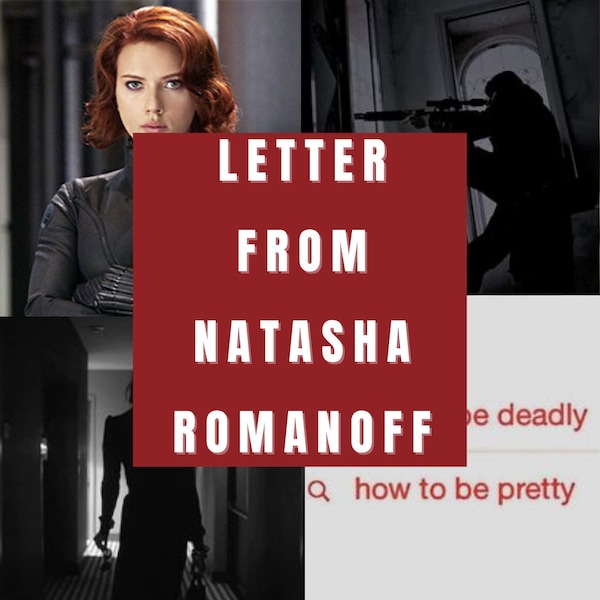 Digitaler Natasha Romanoff Inspirierter Liebesbrief