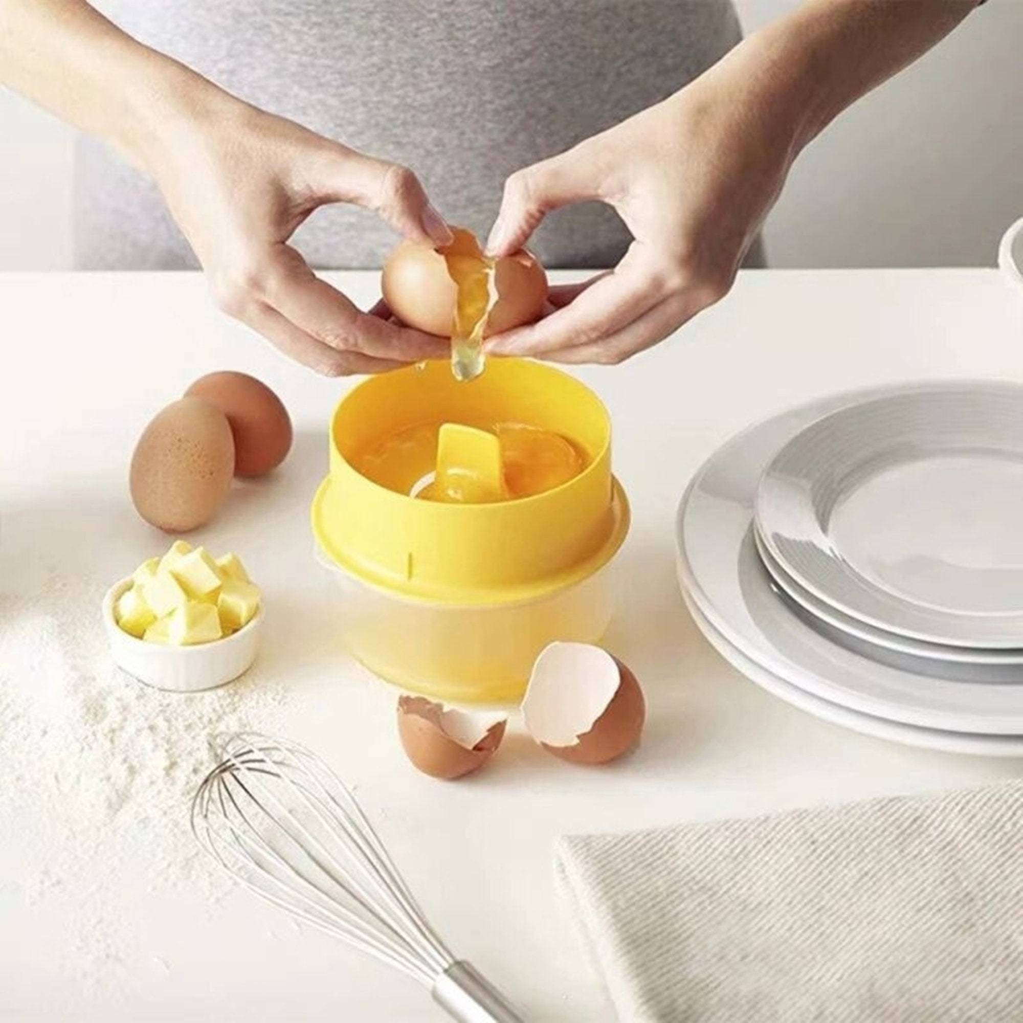 New Plastic Egg Separator White Yolk Sifter Home Kitchen Chef Etsy