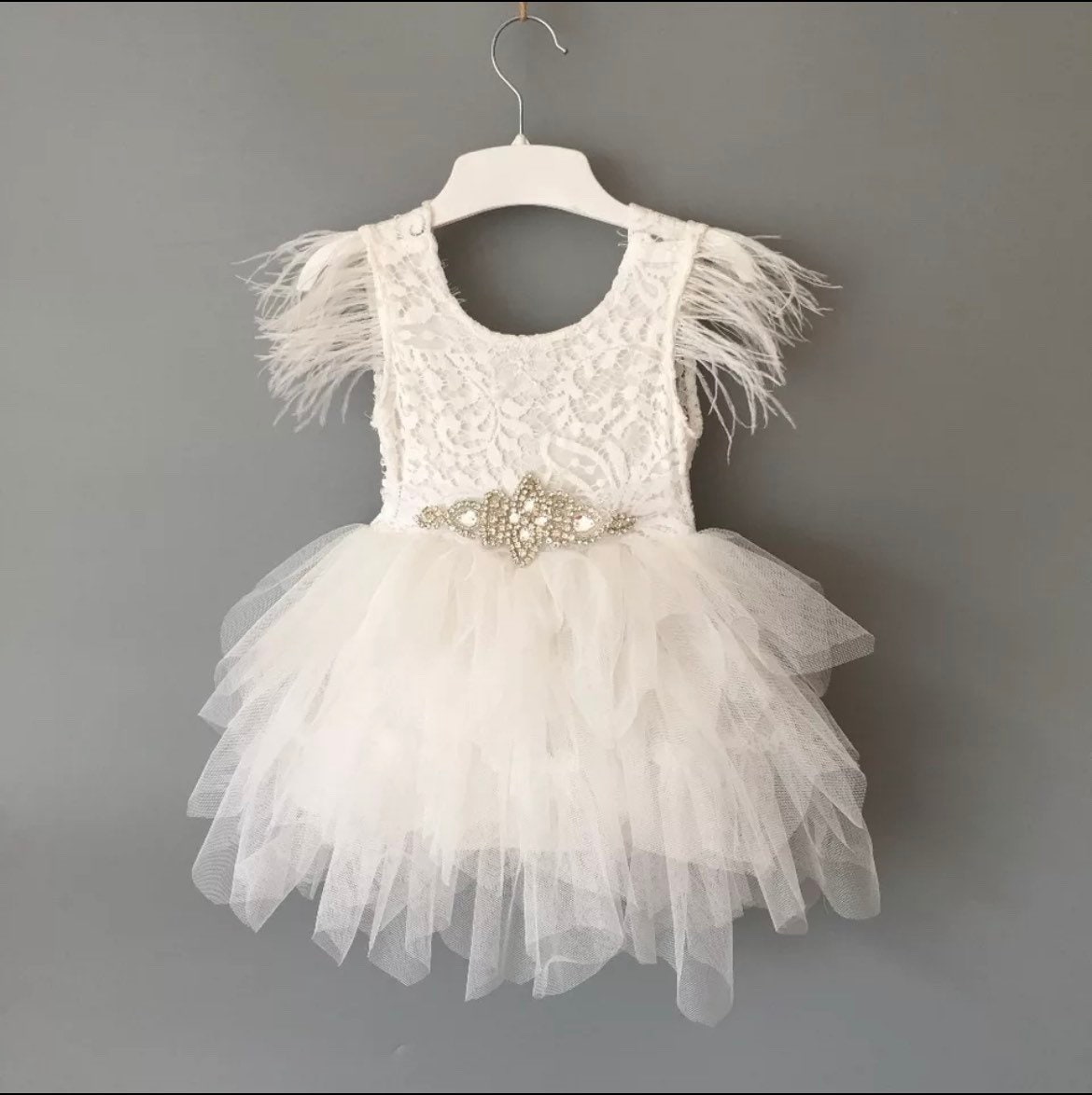 Baby Feather Dress - Etsy
