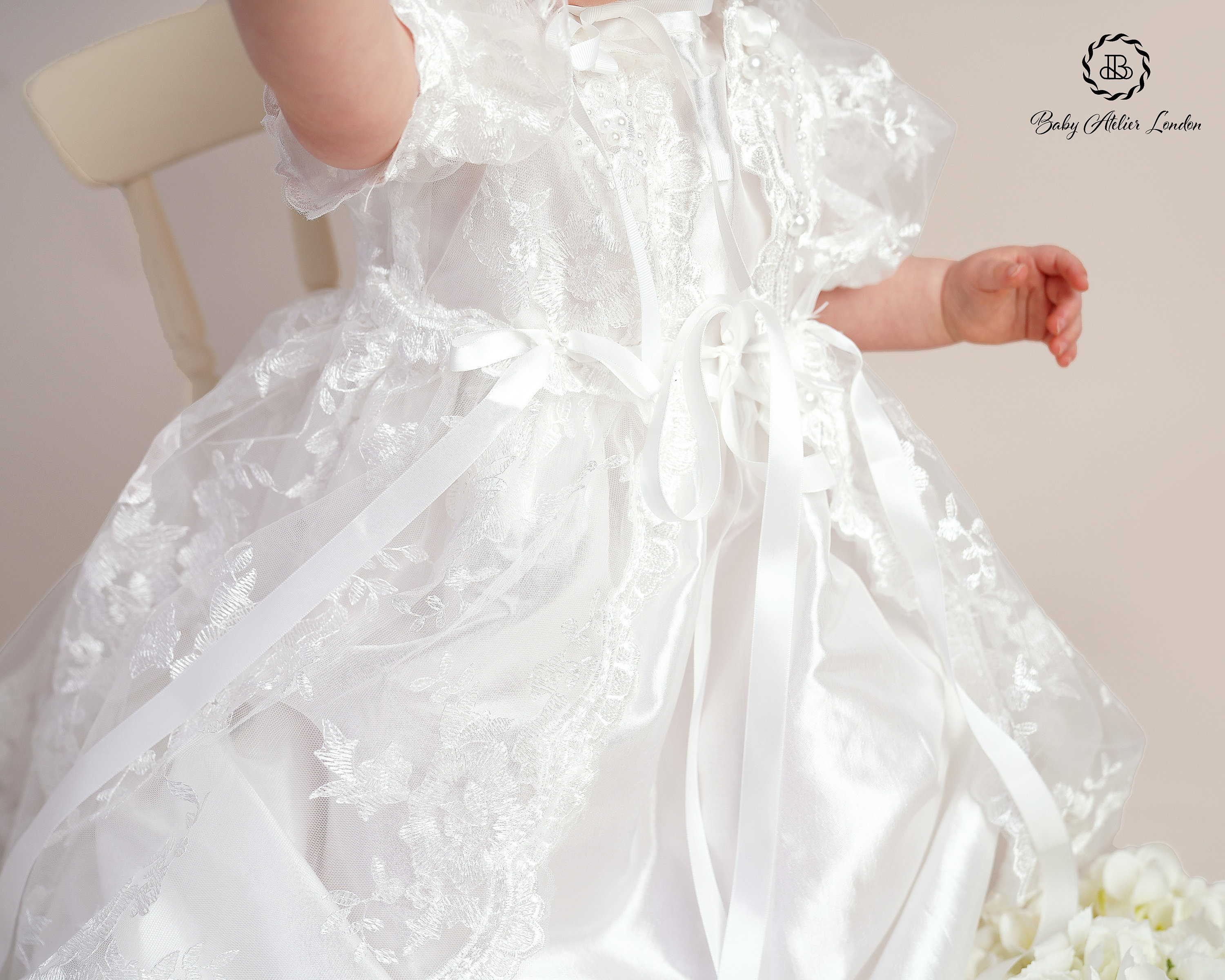 Baptism Dress for Baby Girl Baptism Gown for Baby Girl Etsy