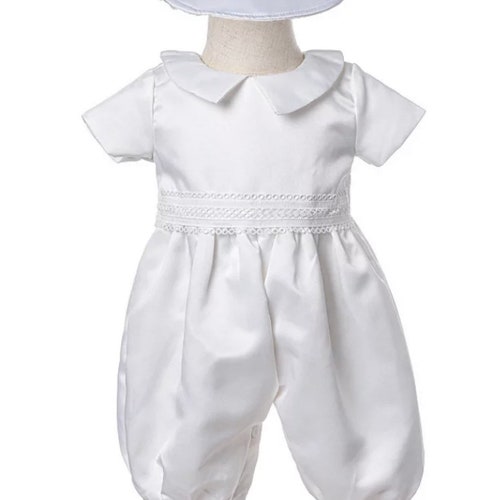 Boys Baptism Outfit Baby Boy Christening Outfit Etsy