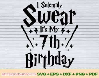 Download Harry Potter Birthday Svg Etsy