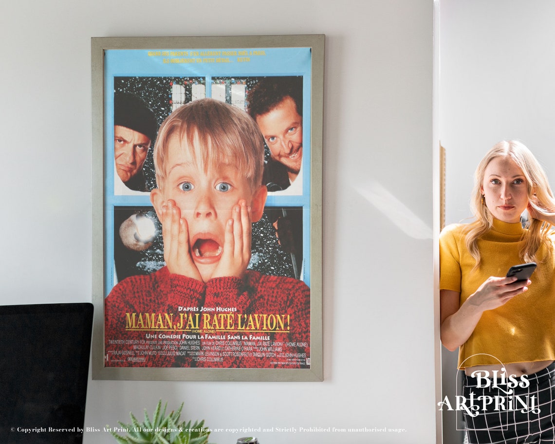 Home Alone Movie Poster Movie Poster Horror Movie Poster Etsy