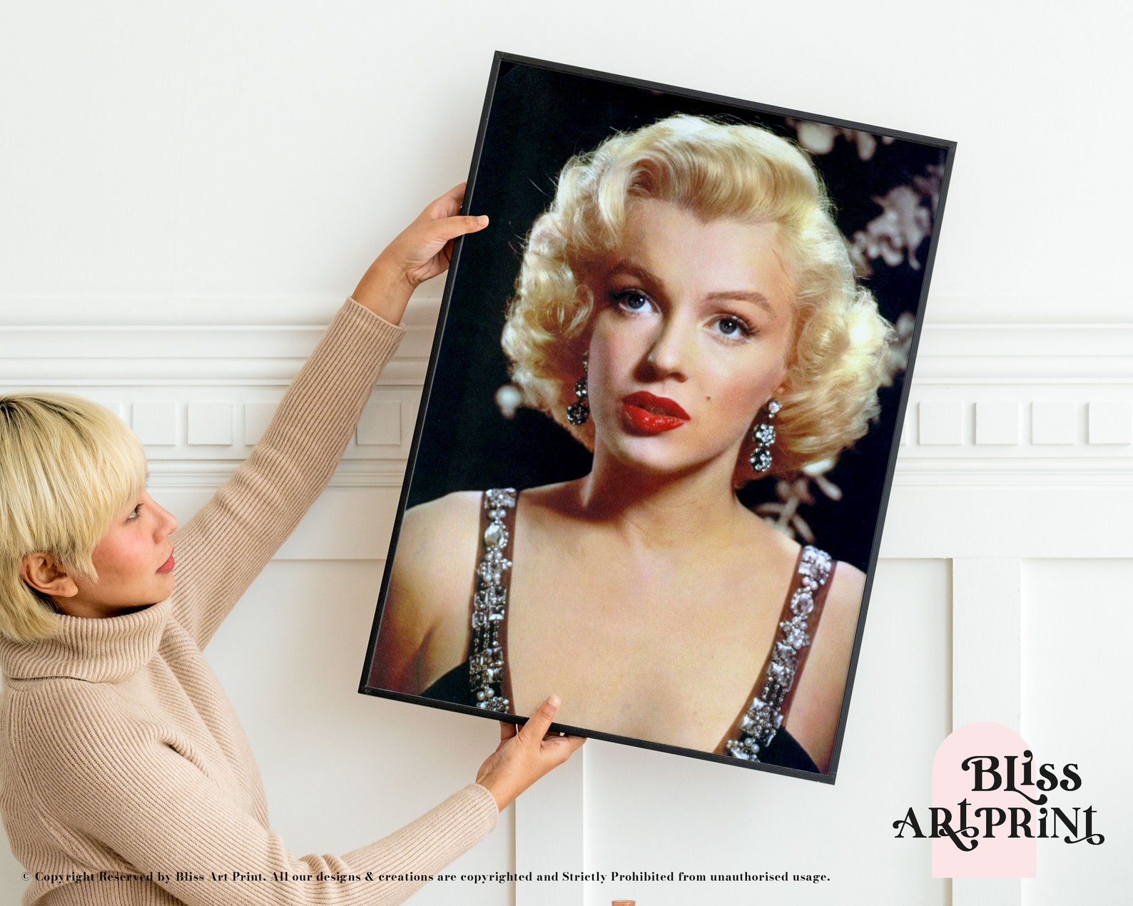 Marilyn Naked Poster Marilyn Monroe Poster Marilyn Monroe | Etsy