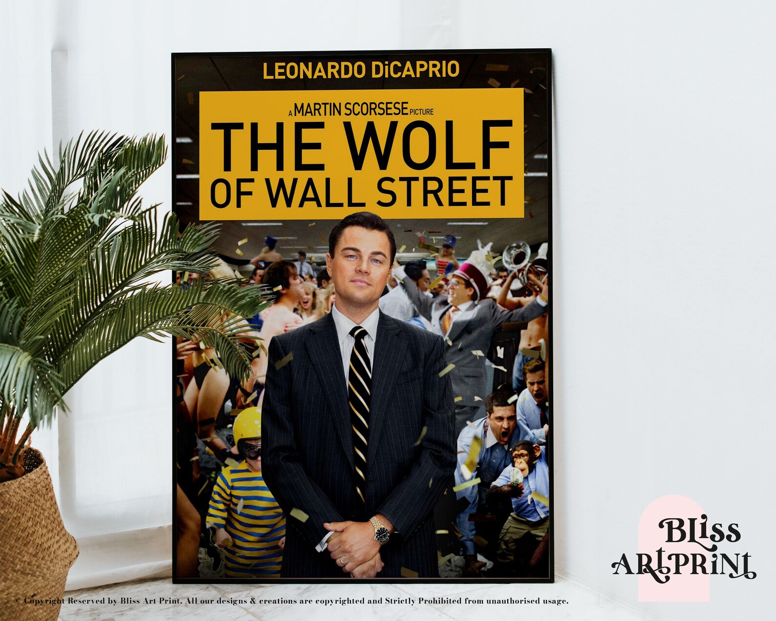 Movie Poster Wolf of Wall Street Film Poster Martin | Etsy