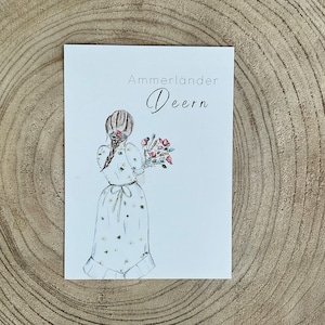 Ammerländer Deern Postkarte