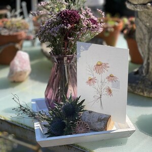 Postkarte Blumenstrauß