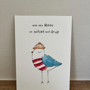 Postkarte wes een Mööw