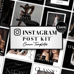 Instagram Post Vorlagen | Vorlagen für Unternehmer & Content-Ersteller | Bearbeitbare Instagram Vorlagen | Canva Templates