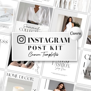Instagram Post Templates | Templates For Entrepreneurs & Content Creators | Editable Instagram Templates | Canva Templates