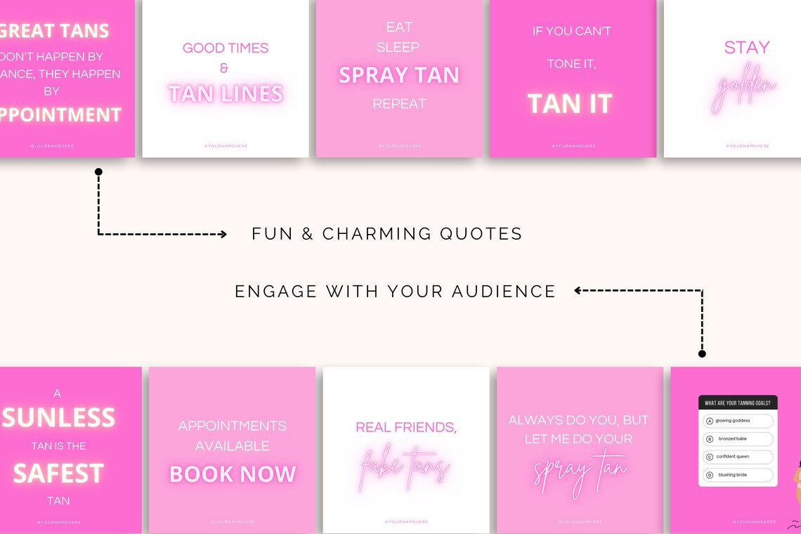 Spray Tan Posts Spray Tanning Social Media, Spray Tan Quotes, Pink Spray Tan Posts ...
