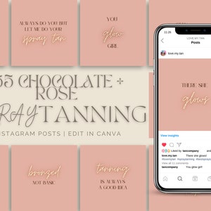 Spray Tan Instagram Templates, Spray Tan Quotes, Tanning Instagram Posts, Spray Tan Forms, Spray Tan Business, Spray Tan Canva Template