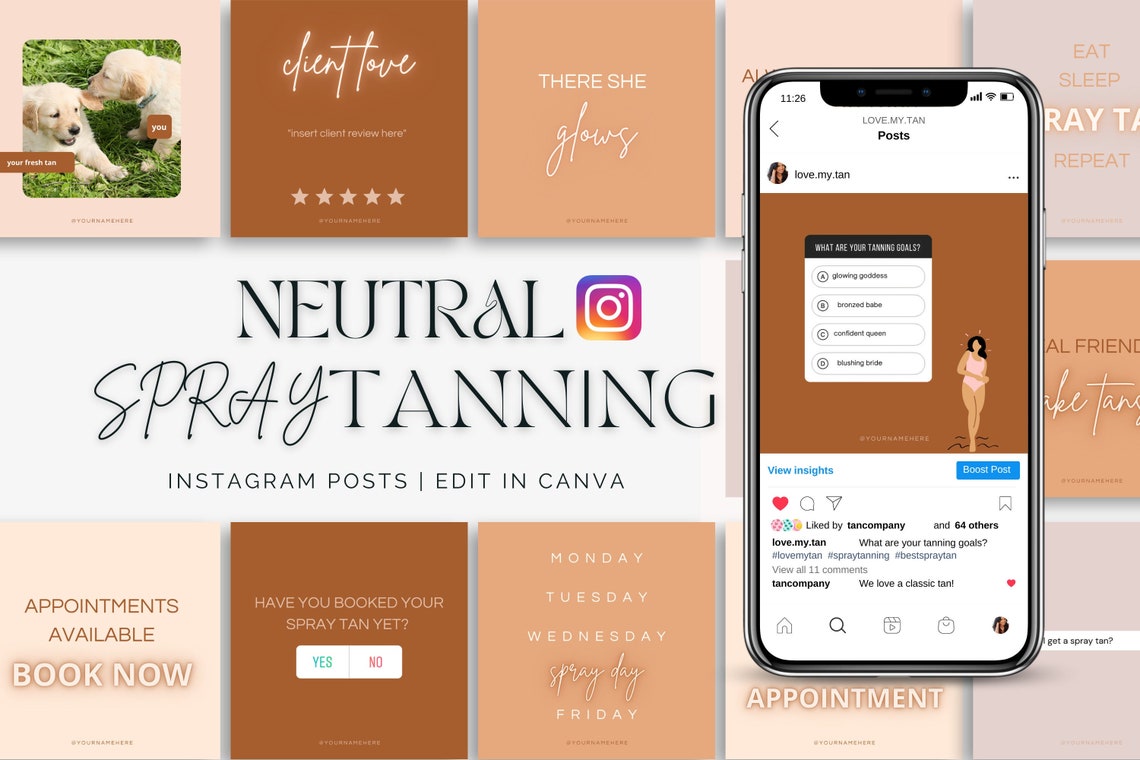 Spray Tan Posts Spray Tanning Social Media, Spray Tan Quotes, Neutral Spray Tan Posts ...