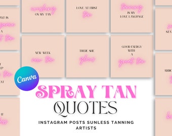 Spray Tan Instagram Templates, BONUS Instagram Highlight Covers, Tanning Instagram Post, Spray Tan Forms, Esthetician Template for Instagram