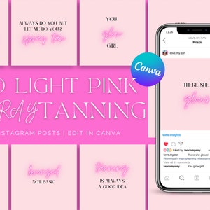 Spray Tan Instagram Posts, Spray Tan Quotes, Spray Tan Canva Template, Spray Tan Forms, Spray Tan Business, Sunless Tanning Posts