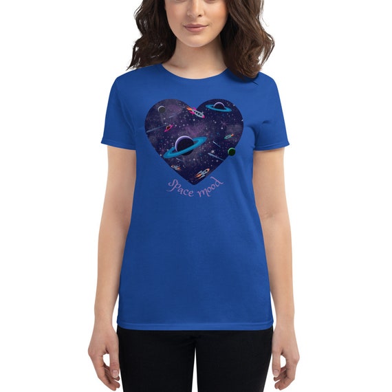 宇宙tシャツ レディース 宇宙柄 Tシャツ・カットソー トップス レディースファッションの通販