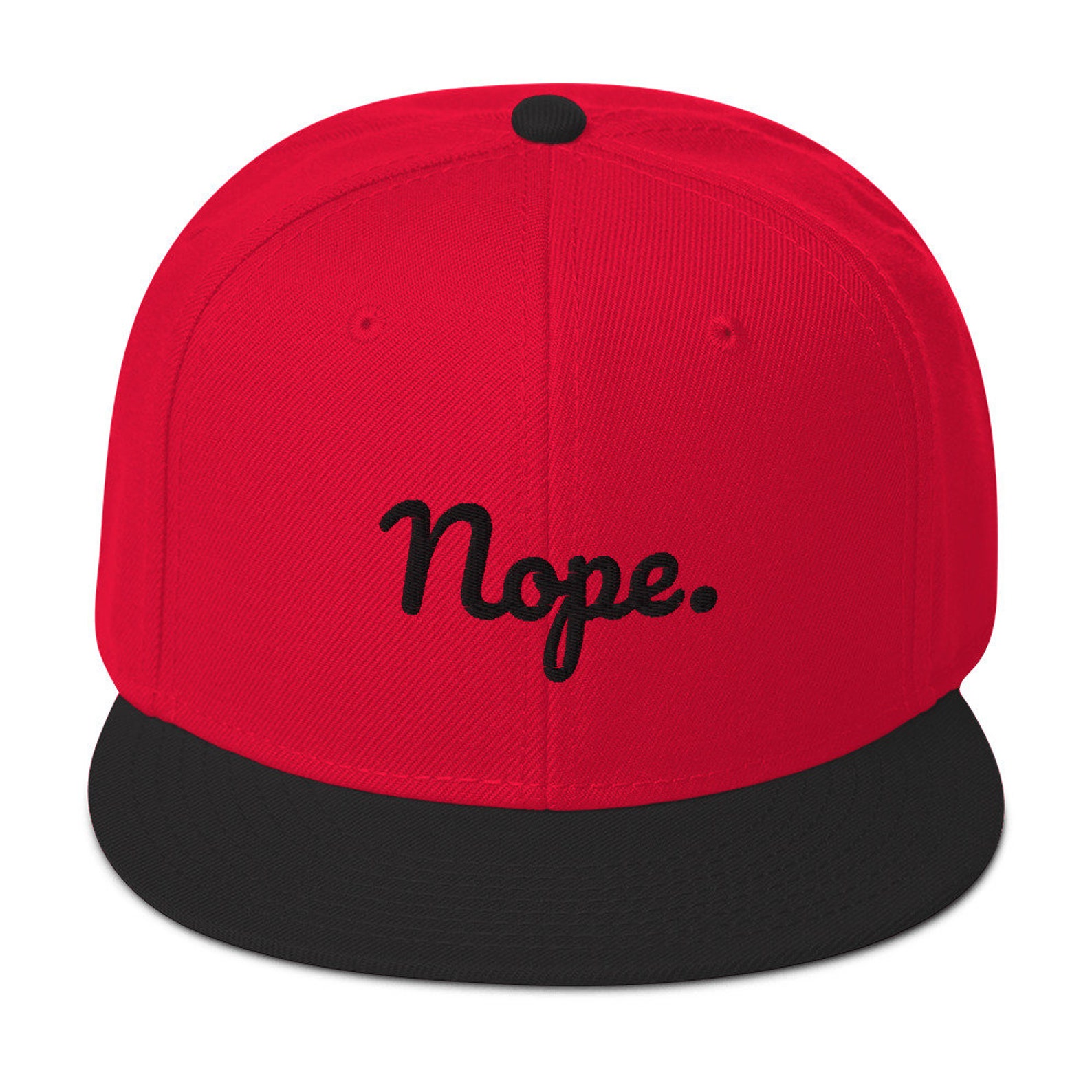 Nope Snapback Hat Сool Trending Baseball Caps - Etsy UK
